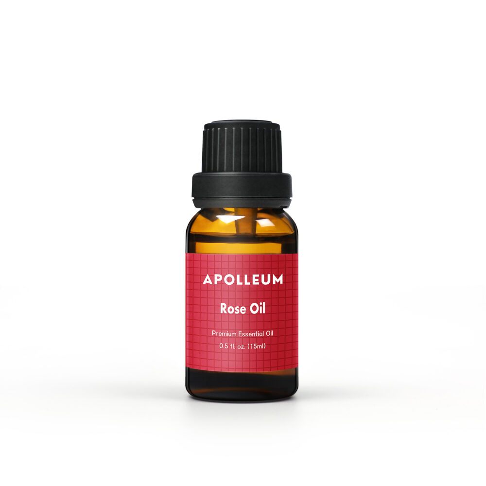 Pure Rose Essential Oil 15ml - Apolleum