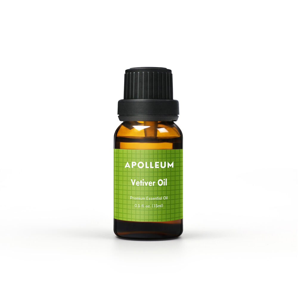 Pure Vetiver Essential Oil 15ml - Apolleum