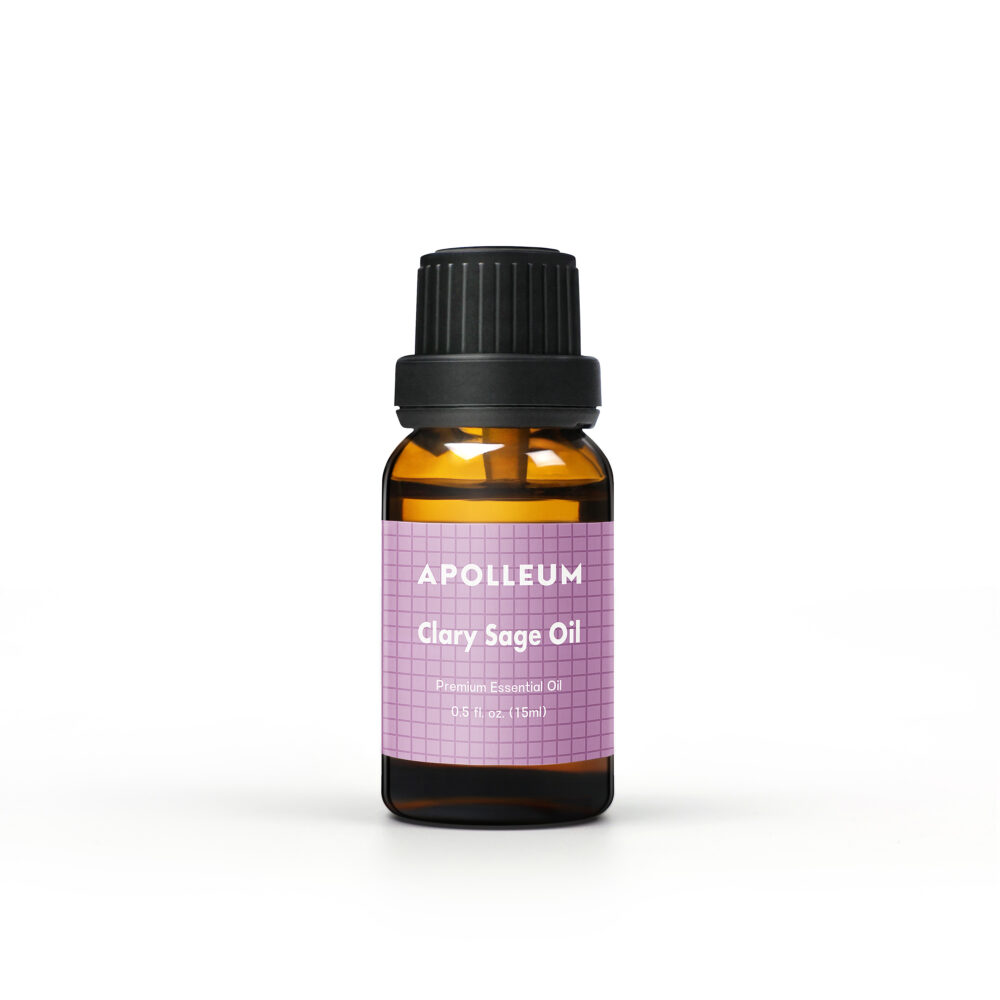 Pure Clary Sage Essential Oil 15ml - Apolleum